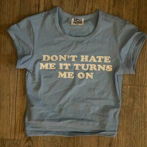 MOXI MIMI DONT HURT ME BABY TEE